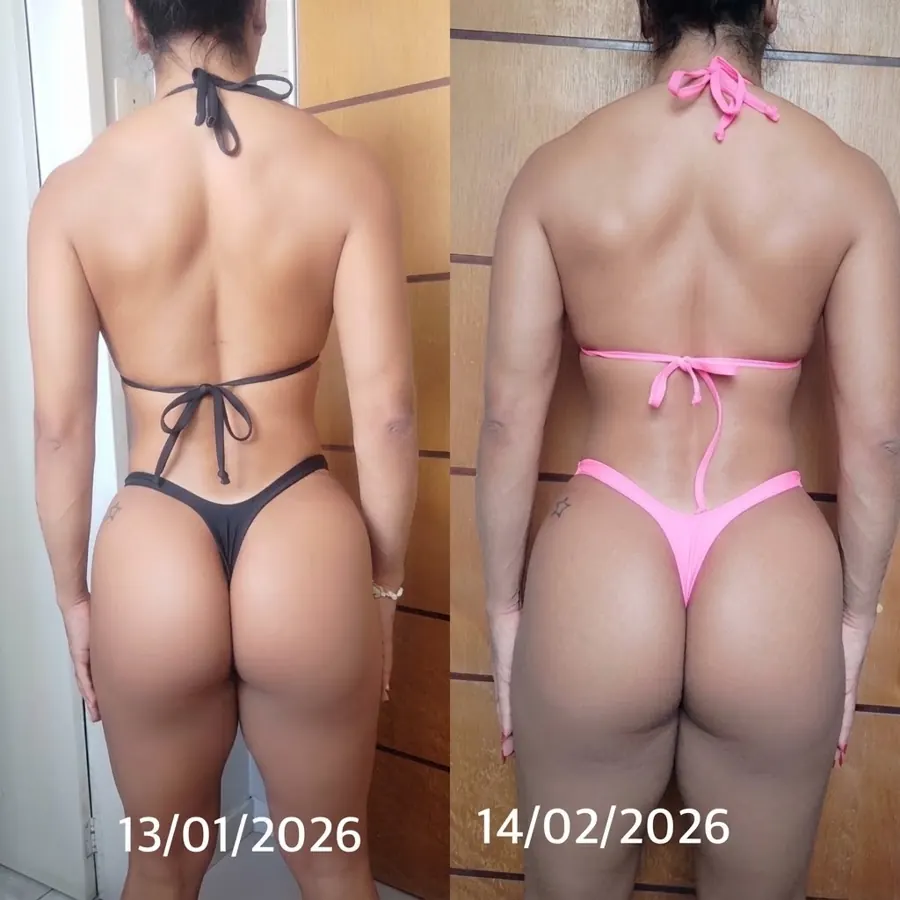 Antes e depois de aluno(a): Costas